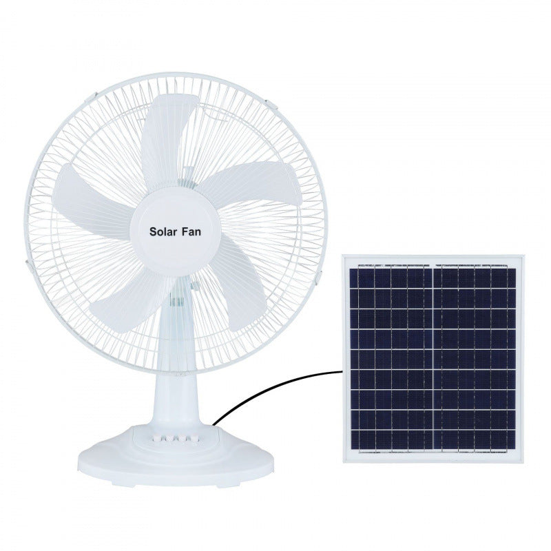 Unisex Solarbetriebenes Standventilator mit Fernbedienung und einstellbarer Höhe Brehn