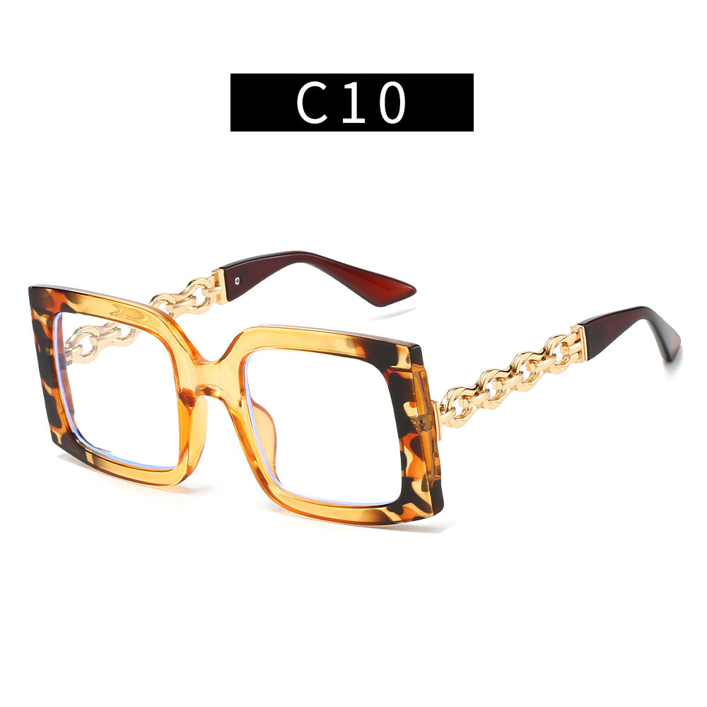 Damen elegante Sonnenbrille mit luxuriösen Kettendetails Brehn
