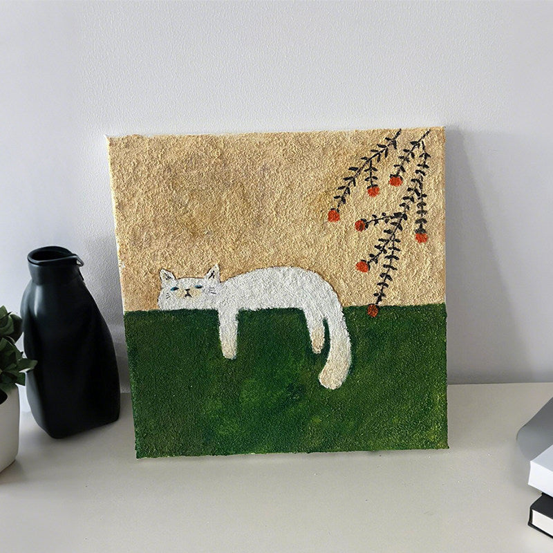 Abstrakte Katzen Leinwandkunst