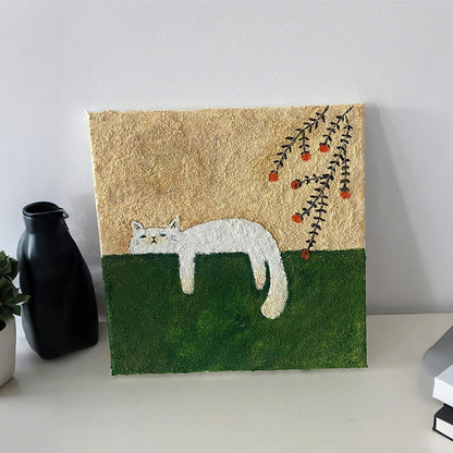 Abstrakte Katzen Leinwandkunst