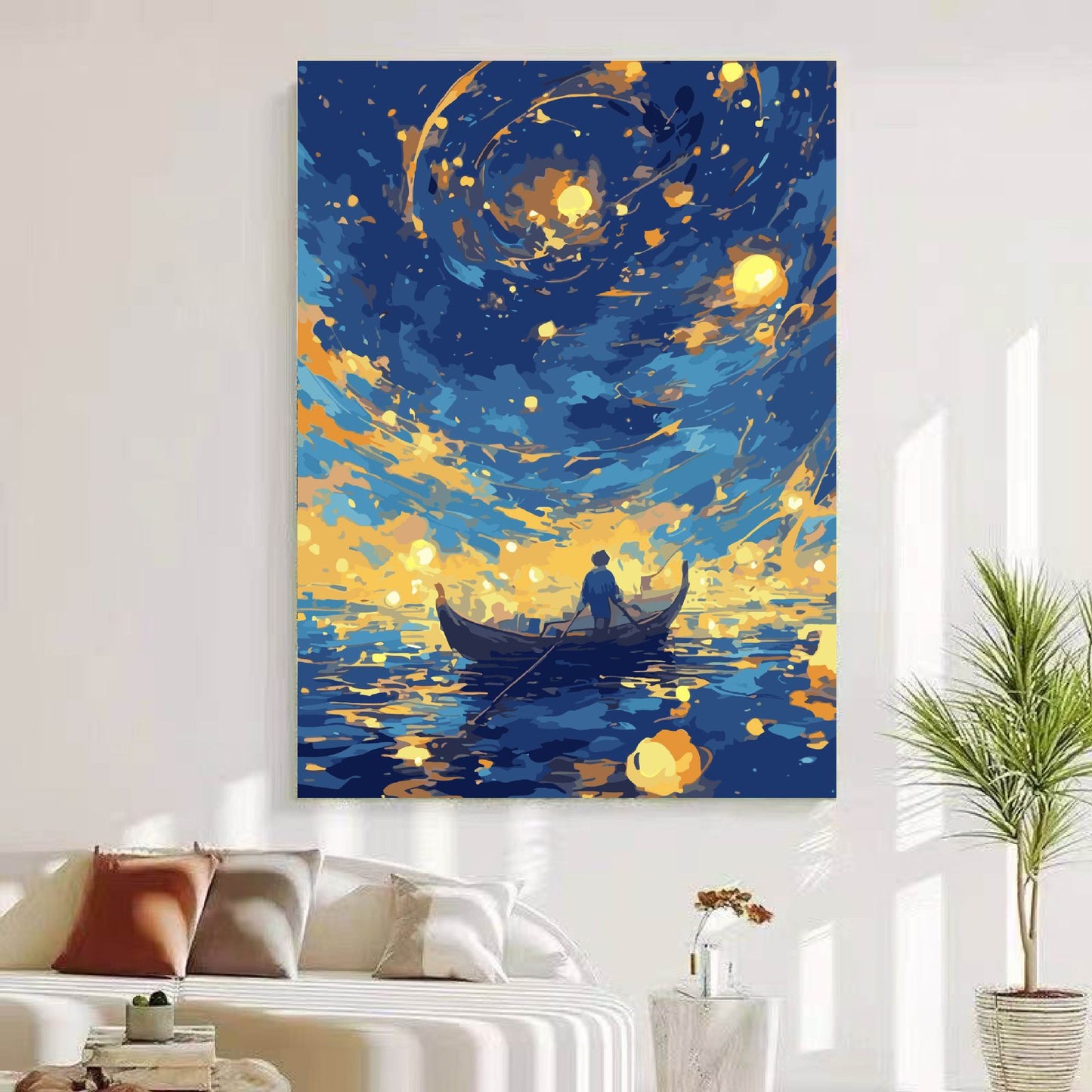 Traumhafte kosmische Landschaft Wandkunst Brehn