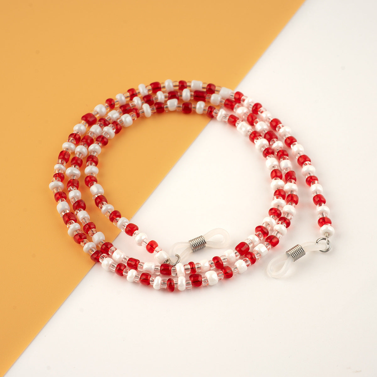 Beaded Eyewear Chain with Flexible Holders Brehn