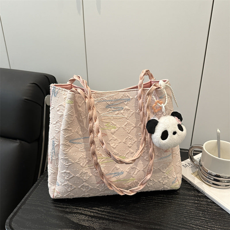 Gepolsterte dekorative Schultertasche Brehn