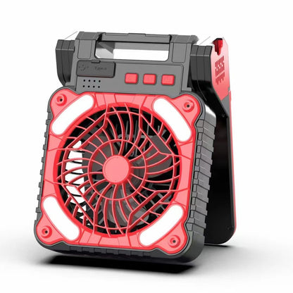 Unisex Tragbarer Akku Ventilator mit LED-Beleuchtung Brehn