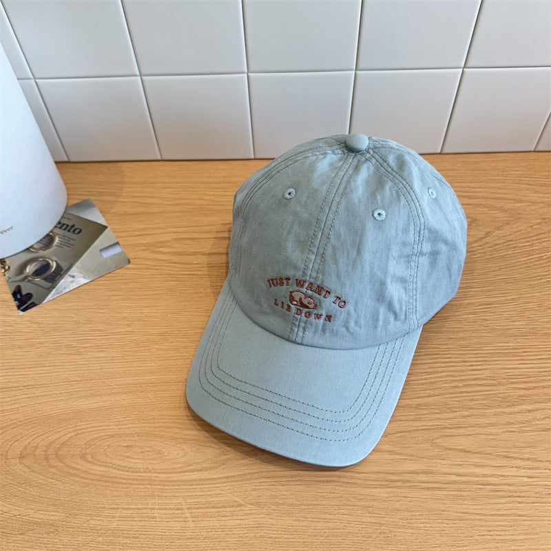 Damen Casual Bestickte Verstellbare Baseballkappe Brehn