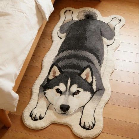 Verspielt Hundeform Teppich