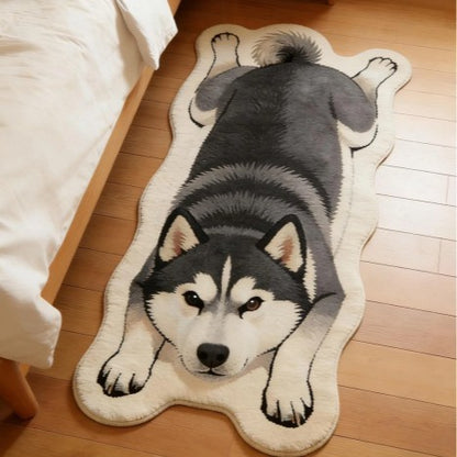Verspielt Hundeform Teppich
