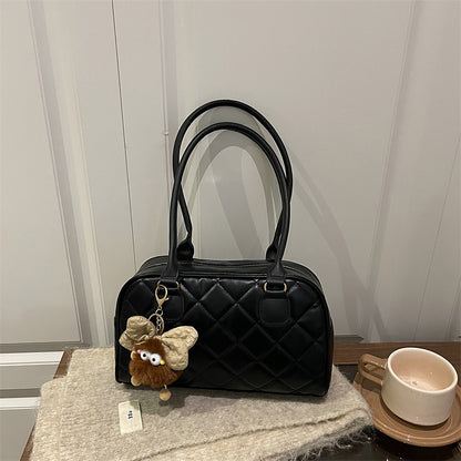 Gepolsterte Kunstleder-Handtasche Brehn