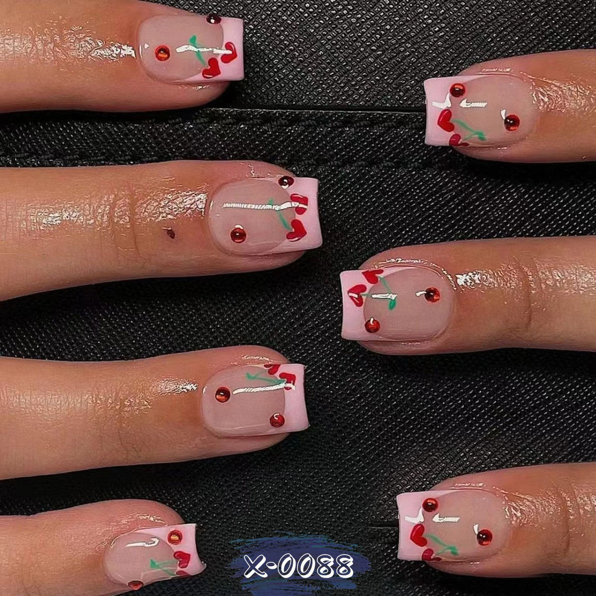 Kirsche-Themen Nagelkunst Set