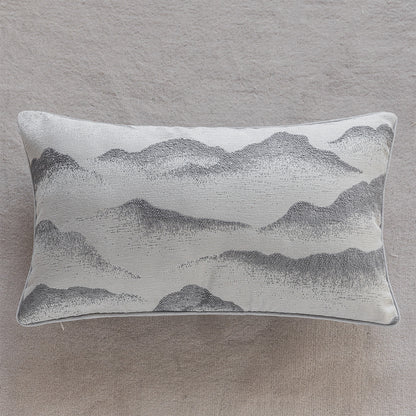 Dekoratives Kissen mit Bergmotiven