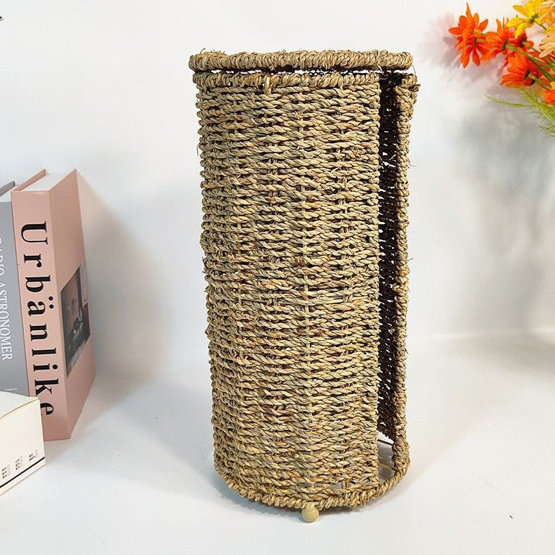 Damen Multifunktionaler Rattan Ablagekorb Brehn