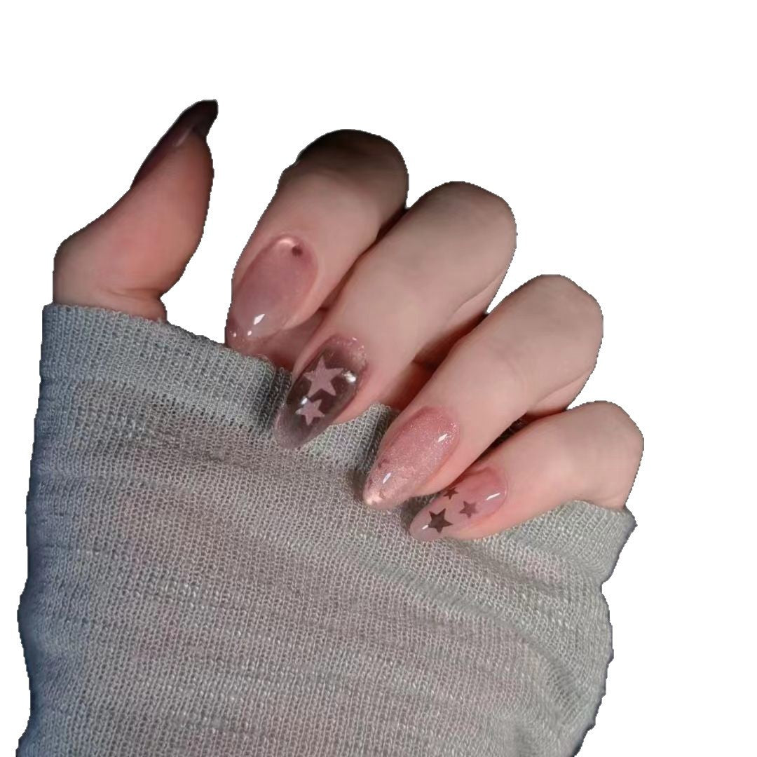 Starry Glitter Press-On Nagelset Brehn