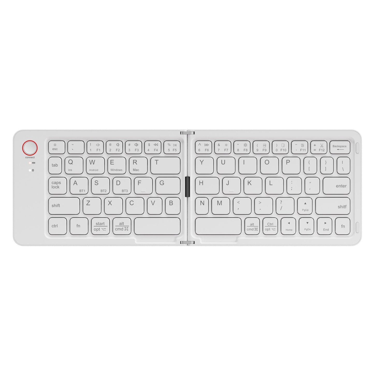 Ultra-Tragbare Bluetooth-Tastatur mit Multi-Geräte-Kompatibilität Brehn