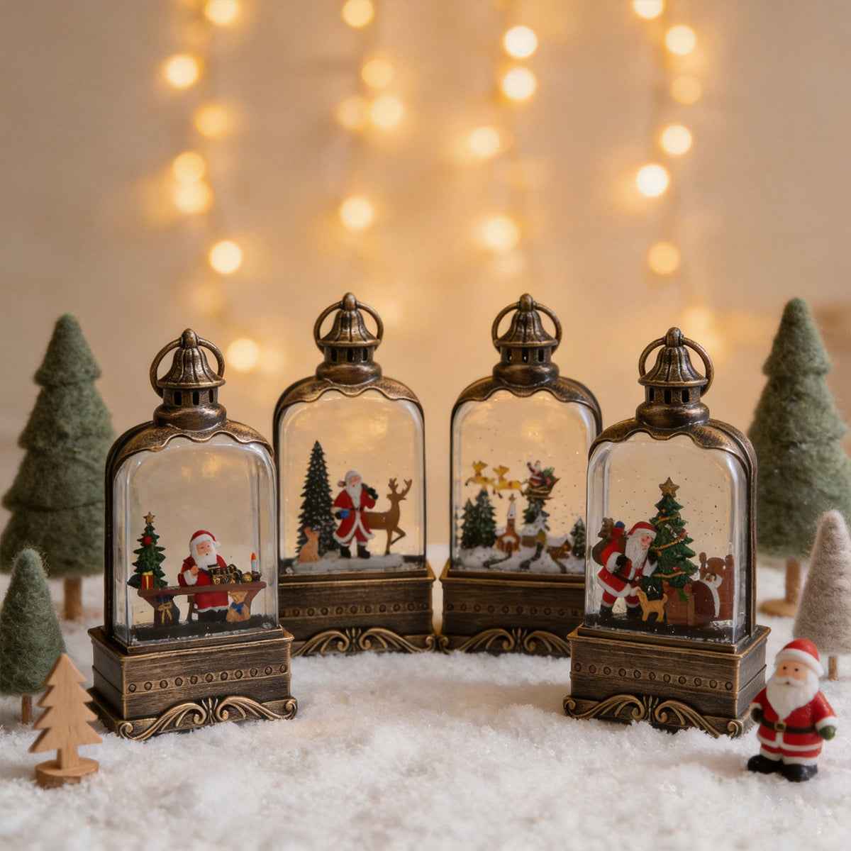 Lichterspiel Schneekugel Brehn