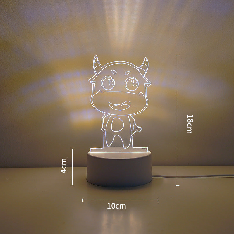 LED Tiger Figur Dekorative Lampe