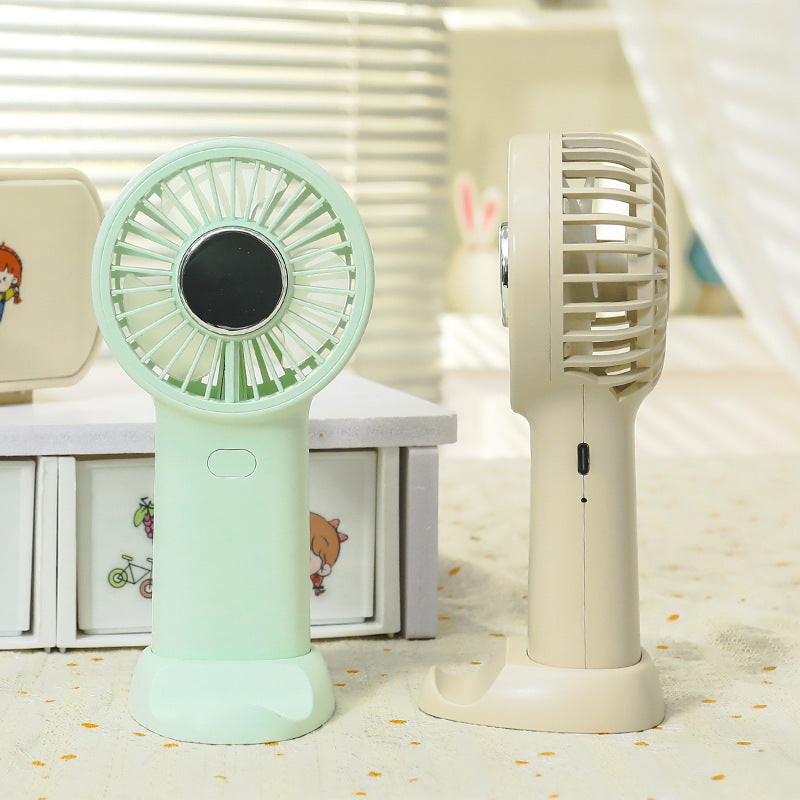 Damen Tragbarer Handventilator mit ergonomischem Griff und USB-Ladefunktion Brehn