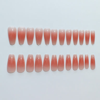 Elegante Ombre Acryl-Nagelverlängerungen
