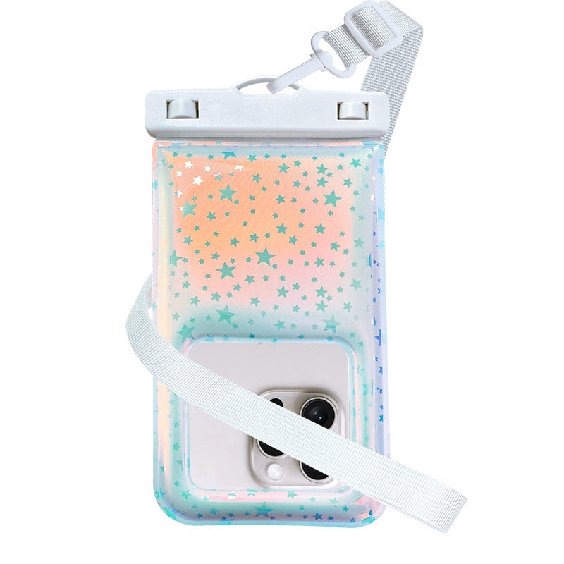 Wasserdichte Smartphone-Hülle mit Stilvollem Sternen-Design und Verstellbarem Umhängeriemen Brehn