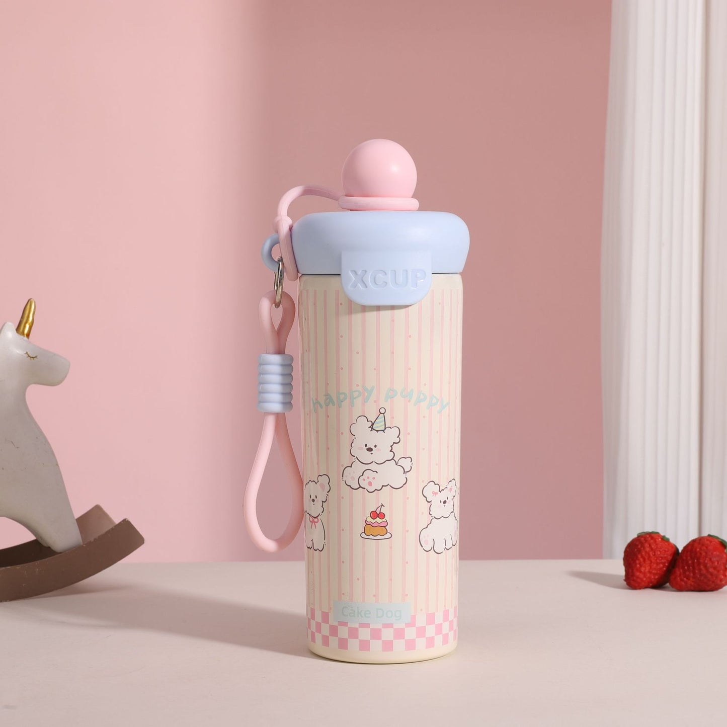 Damen niedliche Trinkflasche mit tierischem Design Brehn