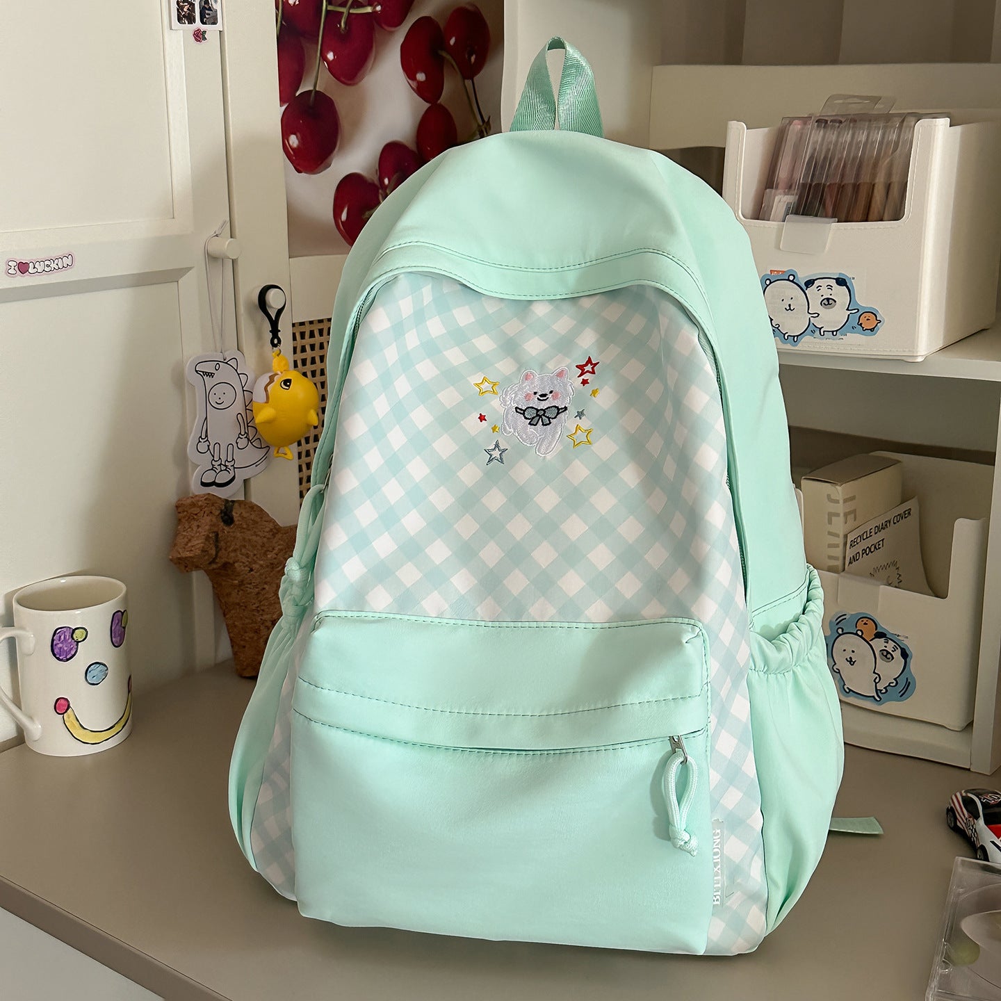 Spaß gemusterter Schulrucksack
