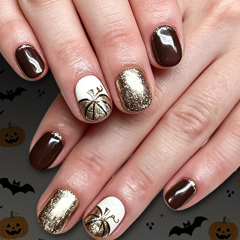 Halloween-Themen Gel-Nagelkunst Set Brehn