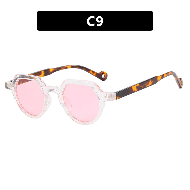 Damen geometrische Sonnenbrille mit schützendem UV-Filter und robustem Rahmen Brehn