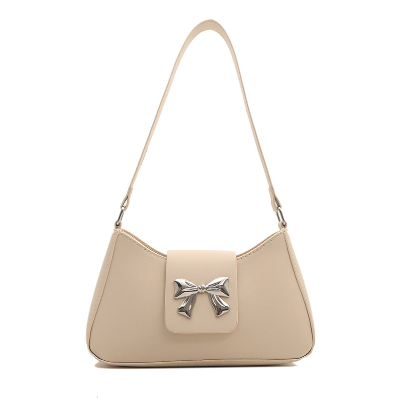 Stylische Schleifenakzent-Handtasche Brehn