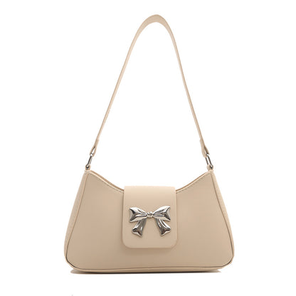 Stylische Schleifenakzent-Handtasche Brehn