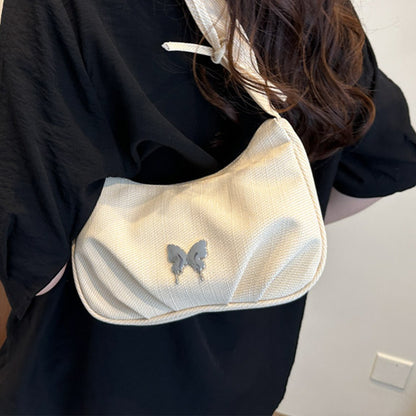 Elegante Textil Mini Schultertasche