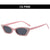 Cat-Eye Sonnenbrille mit Strassbesatz