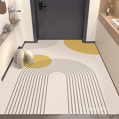 Abstrakter geometrischer gemusterter Bereichsteppich