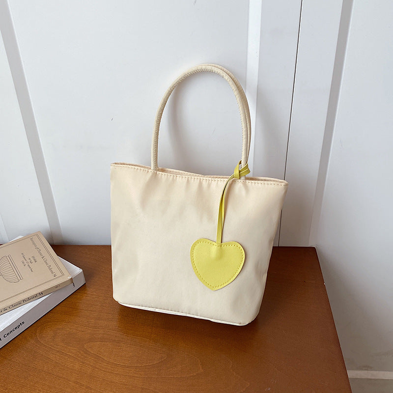 WoStylish Herz-geschmückte Alltags-Tote-Tasche Brehn