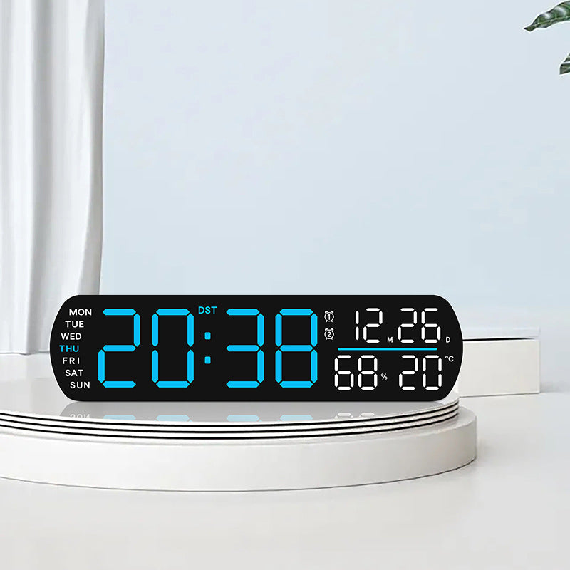Digitaler Multifunktionswecker mit großem LED-Display Brehn