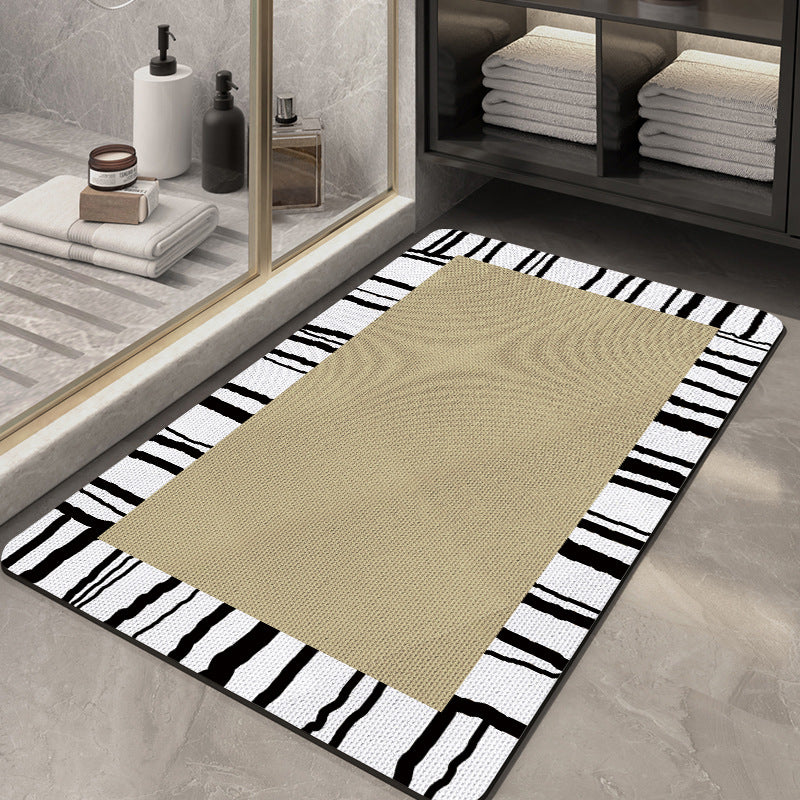 Abstrakte Moderne Badmatte Brehn