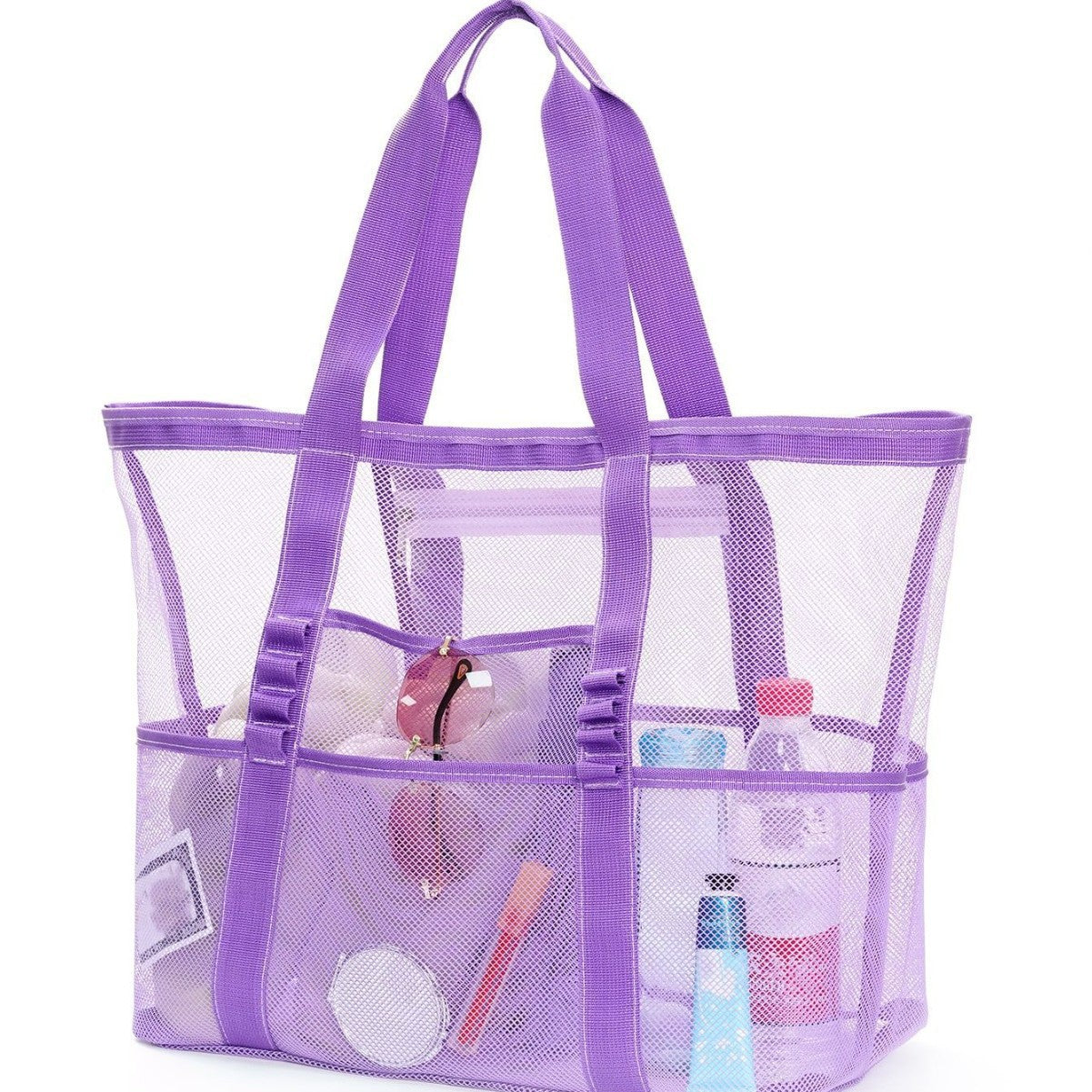 Praktische Strandtasche mit Netzdesign Brehn
