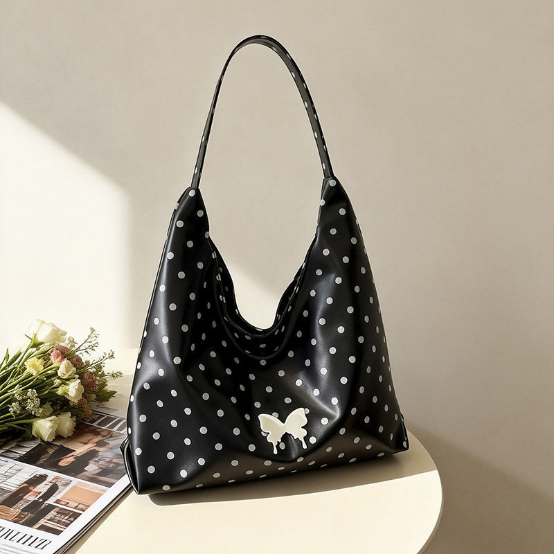 WoChic Punkte Schultertasche Brehn