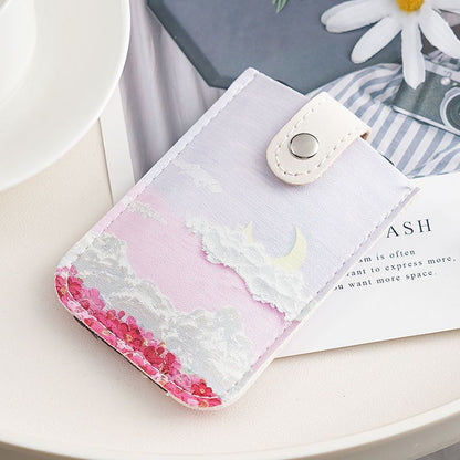 Künstlerische Florale Print Handytasche