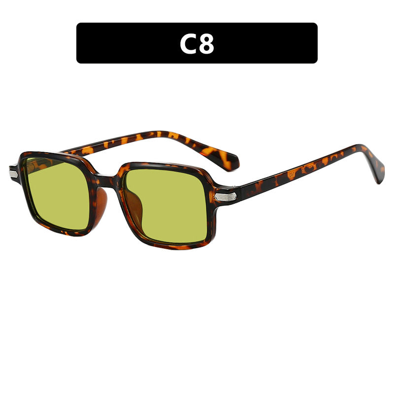 Damen quadratische Sonnenbrille mit schützendem UV-Filter und robustem Rahmen Brehn