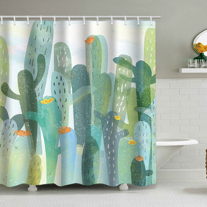 Cactus Garten-Thema Duschvorhang Brehn