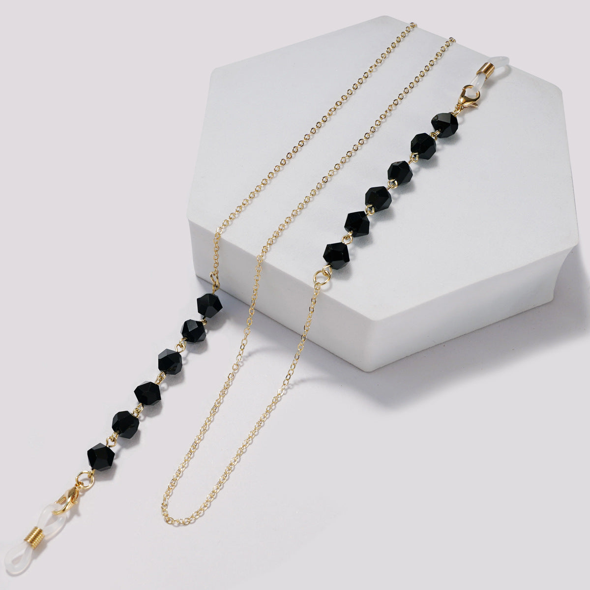 Elegante kristallbesetzte Brillen Kette Brehn
