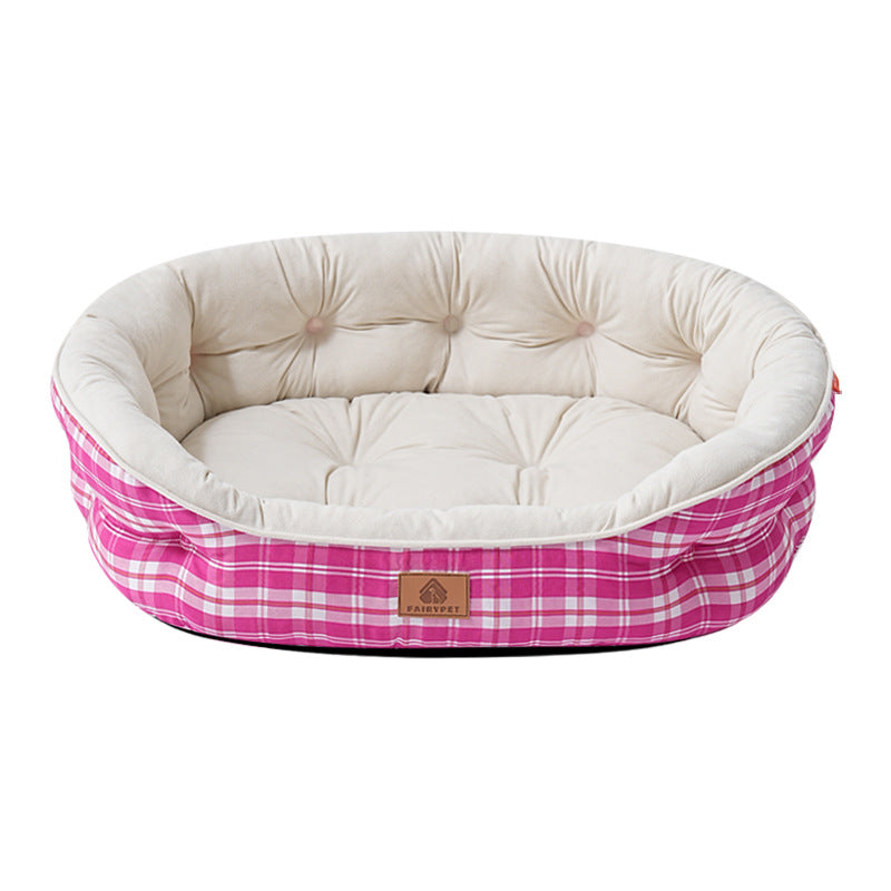 Elegantes Rüschentierbett
