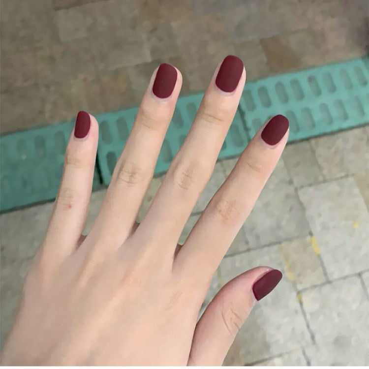 Matte Finish Press-On Nail Set Brehn 178815*10mm0162
