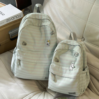 Verspielt Gestreifter Rucksack