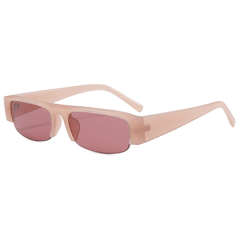 Zeitgenössische retro-inspirierte Flachlinsen-Sonnenbrille Brehn