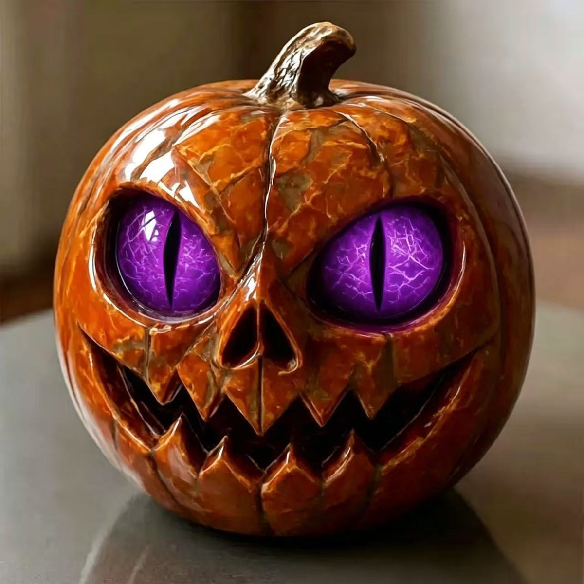 Dekorative Halloween Kürbis Skulptur Brehn