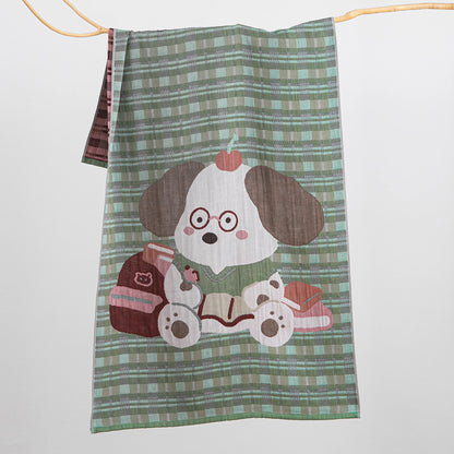 Damen Kuscheltuch mit bearbeitetem Bärenmotiv Brehn
