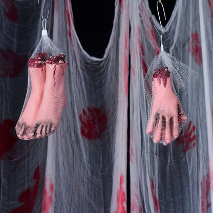 Gruselige Realistische Abgetrennte Hand Requisite Brehn