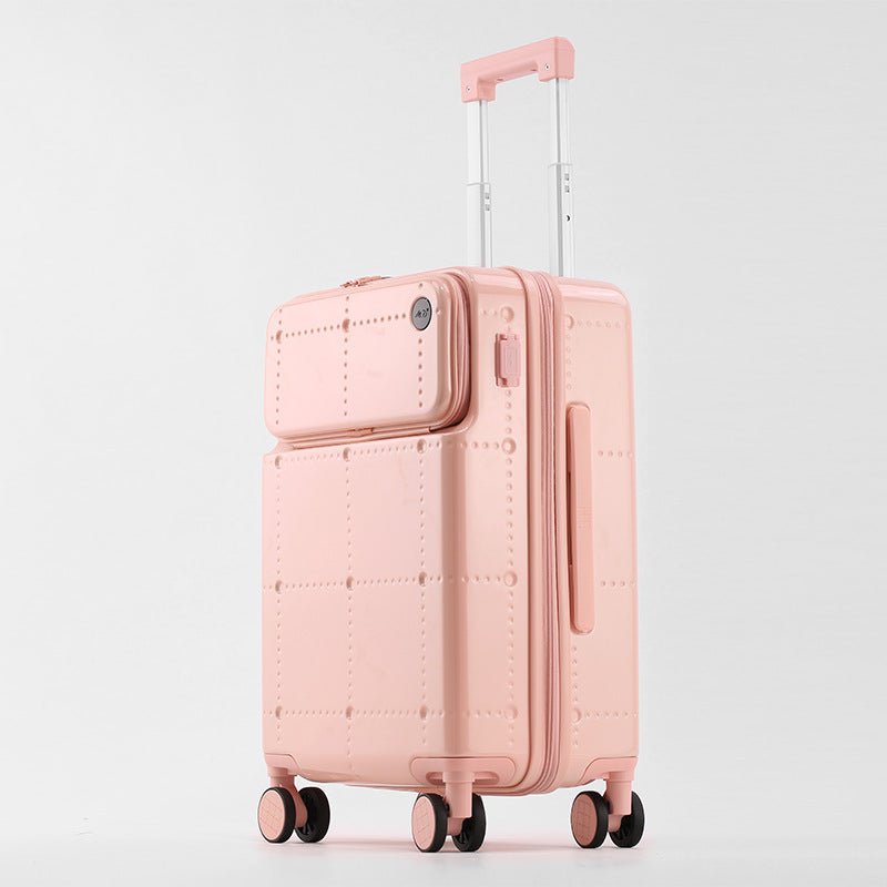 Texturiertes Hard-Shell Spinner Trolley