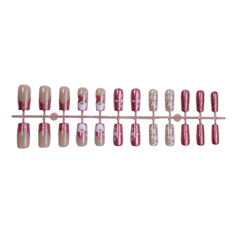 Kreatives Kunstnagelset mit festlichen Glitzer- und Weihnachtsmotiven Brehn