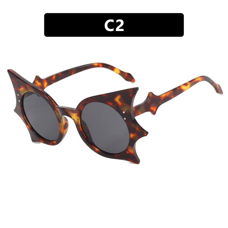 Damen extravagante Cat-Eye Sonnenbrille mit auffälligem Rahmen Brehn